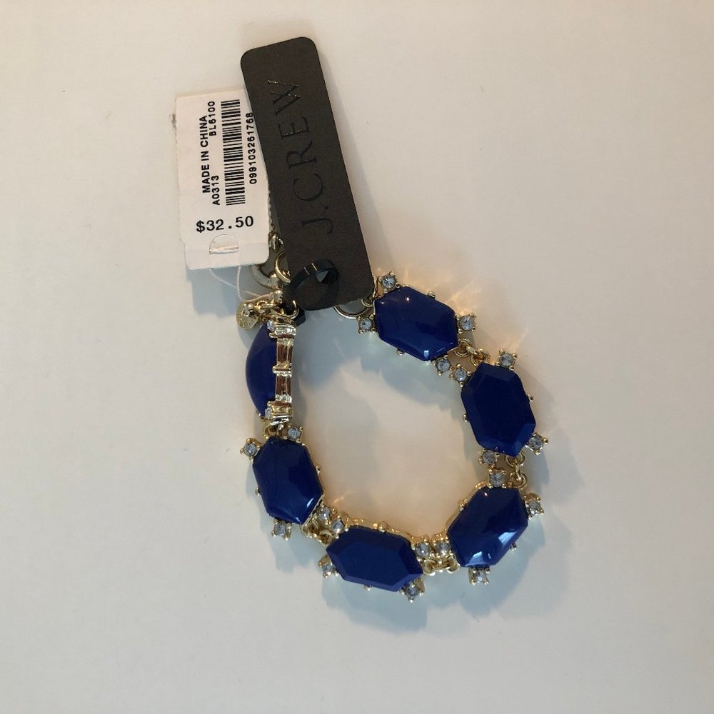 JCREW Blue/Gold Bracelet